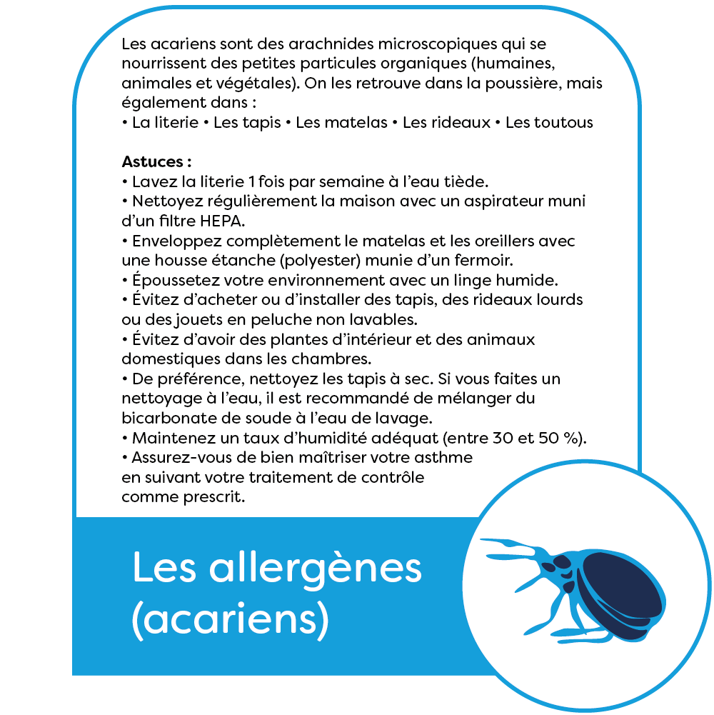 allergenes acariens